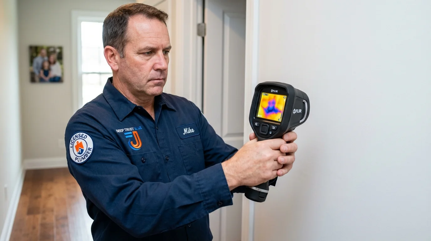 Thermal imaging leak detection by Johns Plumbing LLC in Carol Stream